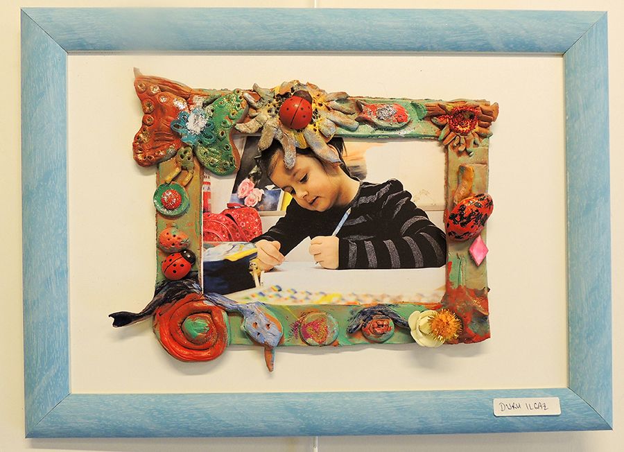 Seramikten Resim Çerçevesi Çocuk Sergisi Eskişehir