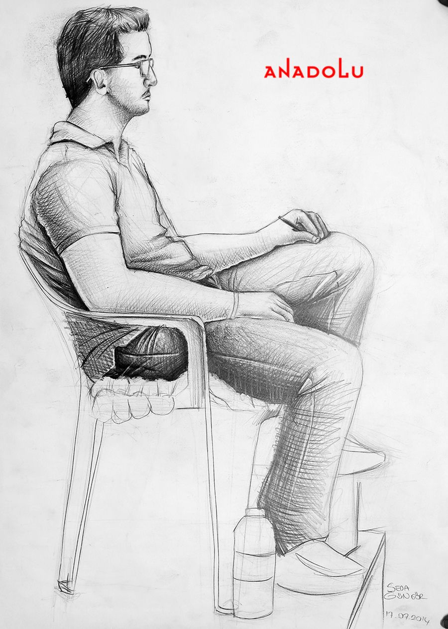 Eskişehir Güzel Sanatlar Fakülteleri İçin Kara kalem Çizimler