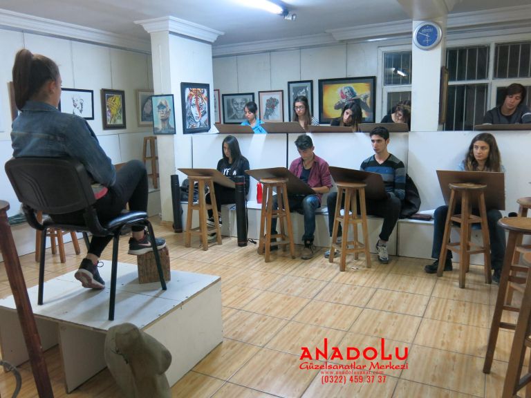 Anadolu Güzel Sanatlarda Modelden Desen Çalışmaları Eskişehir