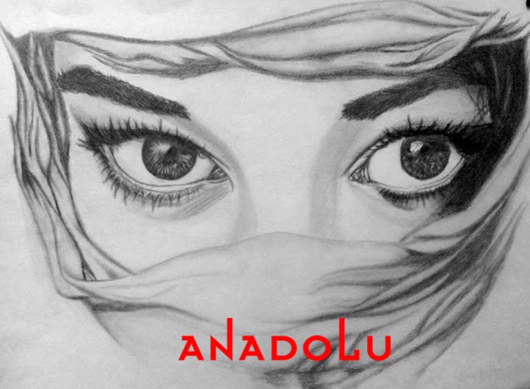 Karakalem Kadın Potre Çizimleri Eskişehir