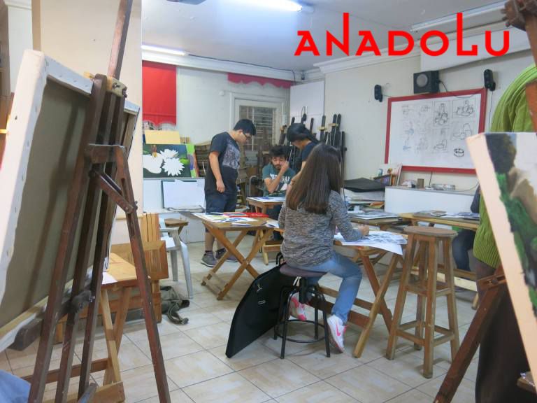 Kursiyerler Çizim Yaparken Eskişehir