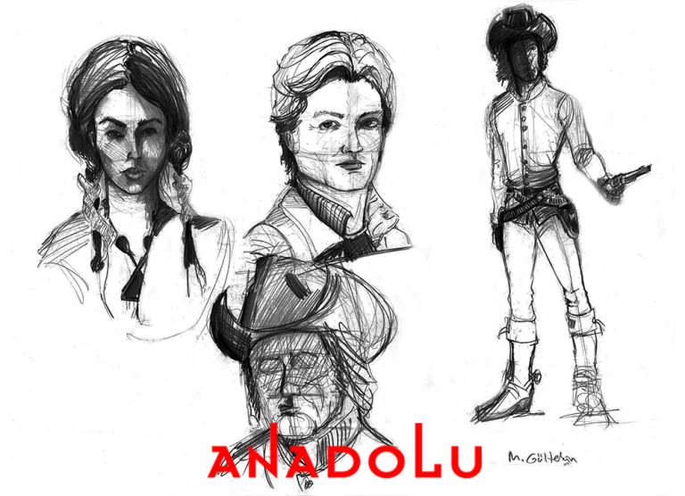 Karakalem Portre Çizimleri Eskişehir