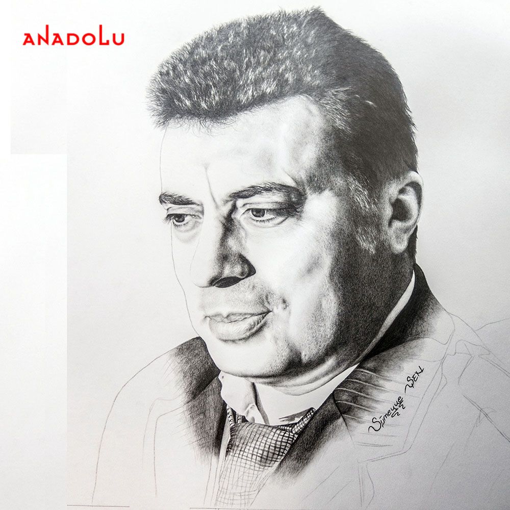 yaşarkarakuzu'nun kara kalem portresi Eskişehir